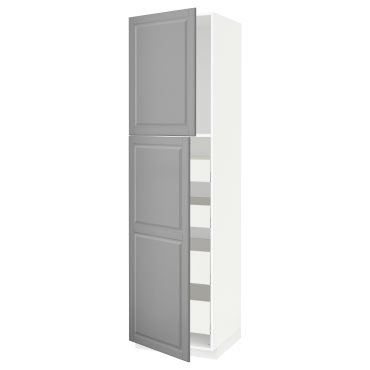 METOD/MAXIMERA, висок шкаф с 2 врати/4 чекмеджета, 394.571.59