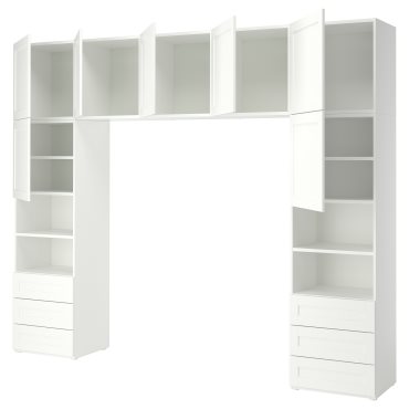 PLATSA, седемкрилен гардероб + 6 чекмеджета, 300x42x241 см, 396.154.27