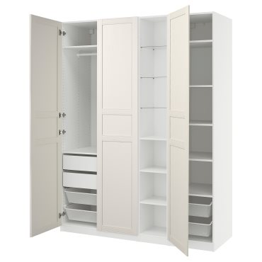 PAX/FLISBERGET, гардероб - комбинация, 396.261.24