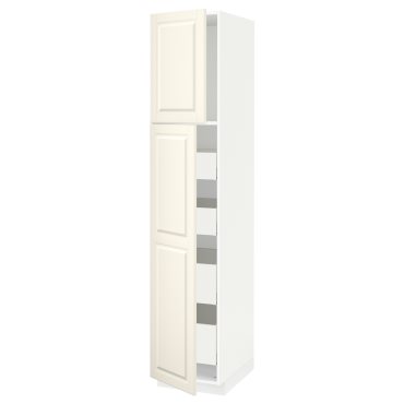 METOD/MAXIMERA, висок шкаф с 2 врати/4 чекмеджета, 494.598.03