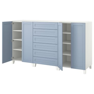 PLATSA, шкаф с врати и чекмеджета, 495.556.87