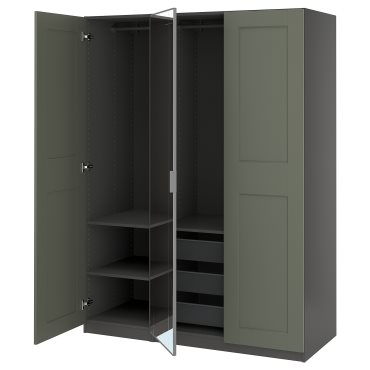 PAX/KAMMARTORP/GRIMO, гардероб - комбинация, 495.792.59