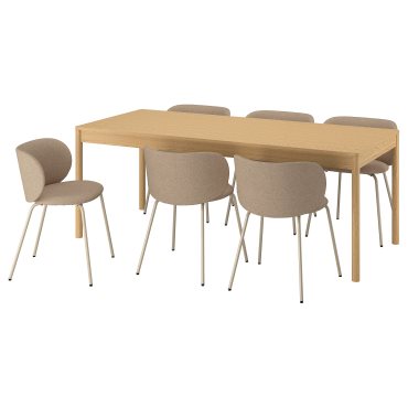 TONSTAD/KRYLBO, Маса и 6 стола, 495.967.44
