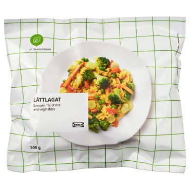LATTLAGAT, Микс ориз и зеленчуци, 500 г, 505.994.83