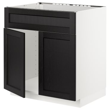 METOD, долен шкаф за мивка с 2 врати/чело, 594.573.80