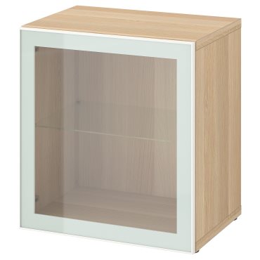 BESTÅ, етажерка със стъклена врата, 594.904.74