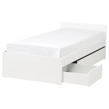 VIHALS, рамка за легло с 2 кутии за съхранение, 595.819.83