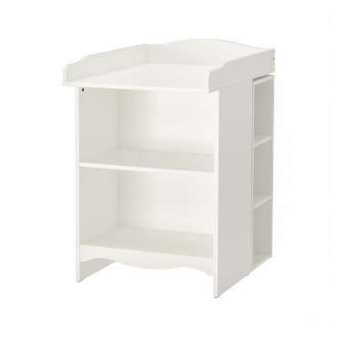 SMÅGÖRA, маса за повиване/библиотека с 1 етажерка, 595.975.21
