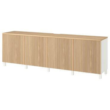 BESTÅ, TV шкаф с вратички, 240x42x76 см, 596.229.69
