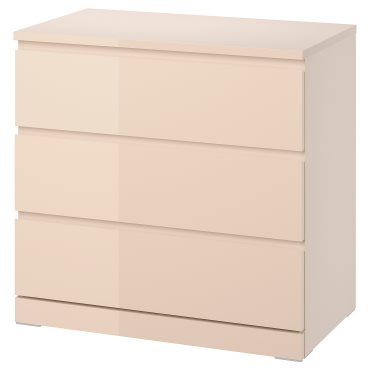 MALM, скрин с 3 чекмеджета, 606.045.73