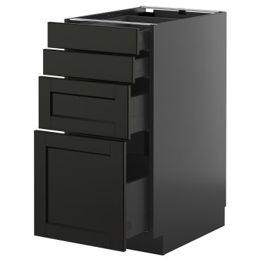 METOD/KNIVSHULT, долен шкаф с 4 чела/4 чекмеджета, 695.886.20