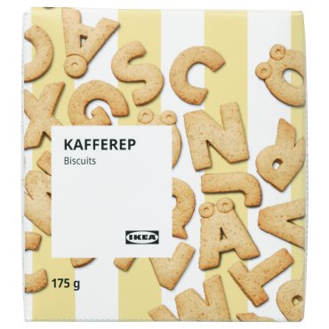 KAFFEREP, Бисквити във формата на букви, 175 g, 705.463.75
