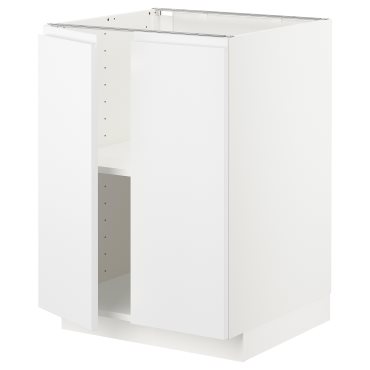 METOD, долен шкаф с рафтове/2 вратички, 794.644.69
