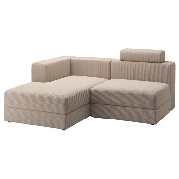 JÄTTEBO, 2,5-мест. модул диван с лежанка, десен, с облегалка за глава, 794.900.91