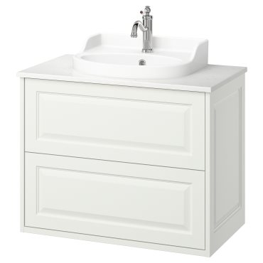 TANNFORSEN/RUTSJON, шкаф за мивка + чекмеджета/мивка/смесител, 795.213.99