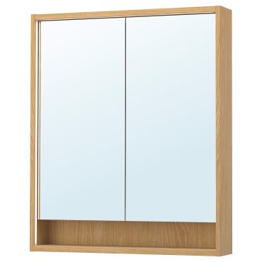 FAXALVEN, огледален шкаф с вгр. осветление, 805.449.79