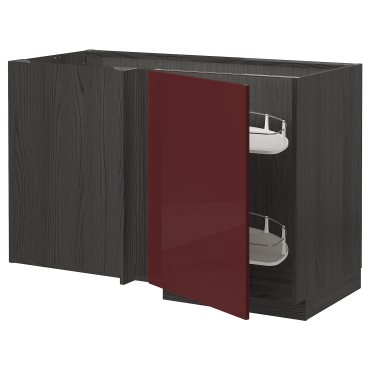 METOD, ъглов долен шкаф с подвижни фитинги, 894.521.40