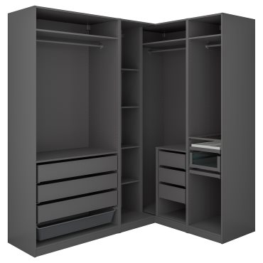 PAX, ъглов гардероб, 895.907.35