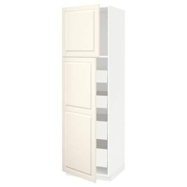 METOD/MAXIMERA, висок шкаф с 2 врати/4 чекмеджета, 994.573.35