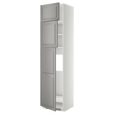 METOD, висок шкаф за хладилник с 3 врати, 994.594.43