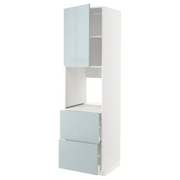METOD/MAXIMERA, Висок шкаф за фурна, чекм/2чела/2 високи чекм, 994.795.25