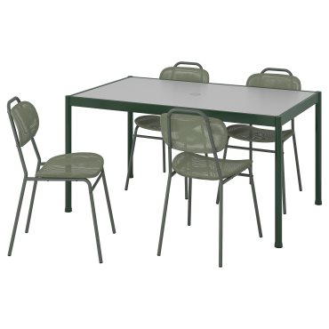 SEGERON/ENSHOLM, маса и 4 стола, на открито, 995.447.38
