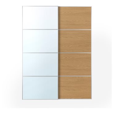 AULI/MEHAMN, 2 плъзгащи се врати, с две лица, 150x201 см, 996.157.97