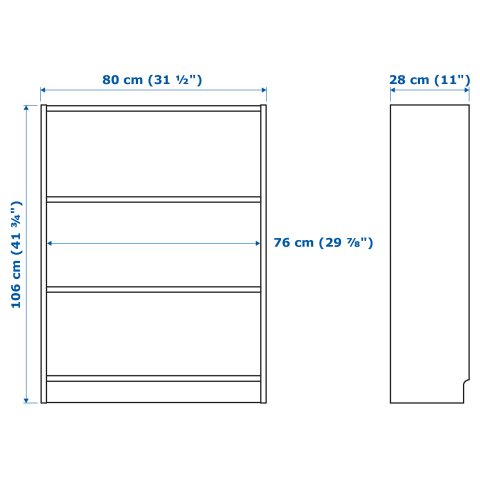 BILLY, библиотека, 090.178.26 - IKEA България BILLY, библиотека, 090.178.26