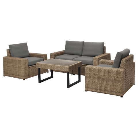 SOLLERON, 4-местен градински комплект, 192.568.78 - IKEA България SOLLERON, 4-местен градински комплект, 192.568.78
