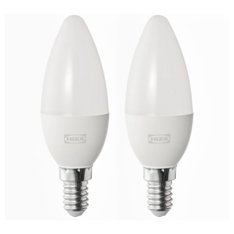 SOLHETTA, LED крушка E14 470 лумена, 205.840.15