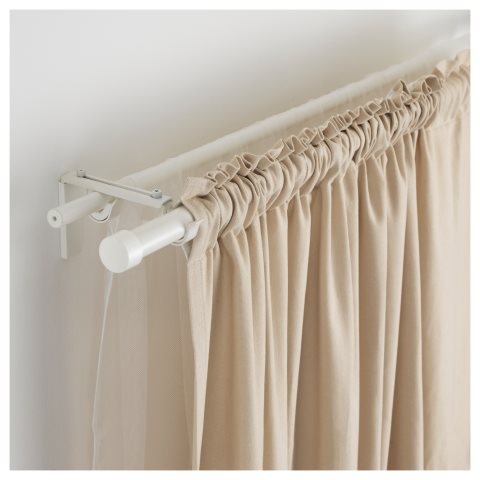 RACKA/HUGAD, двоен корниз, комбинация, 299.292.49 - IKEA България RACKA/HUGAD, двоен корниз, комбинация, 299.292.49