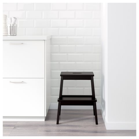 BEKVAM, Стол стълба 50 см черен, 301.788.84 - IKEA България BEKVAM, Стол стълба 50 см черен, 301.788.84