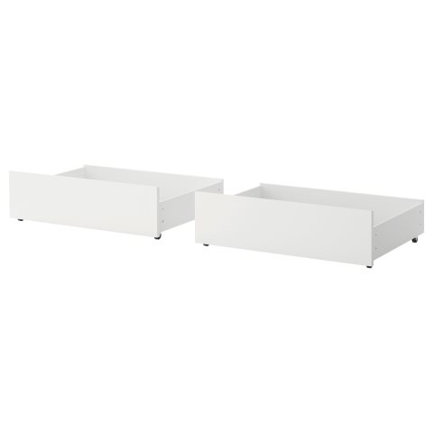 MALM, високо легло+4 кутии за съхранение, 156x209 см, 390.024.37 - IKEA България MALM, високо легло+4 кутии за съхранение, 156x209 см, 390.024.37
