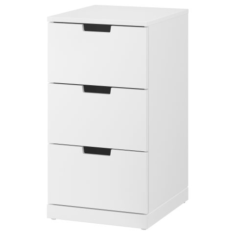 NORDLI, скрин с 3 чекмеджета, 392.398.35 - IKEA България NORDLI, скрин с 3 чекмеджета, 392.398.35