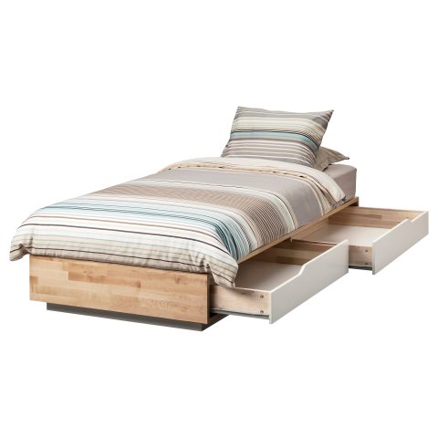 MANDAL, легло с място за вещи, 90x202 см, 602.446.08 - IKEA България MANDAL, легло с място за вещи, 90x202 см, 602.446.08