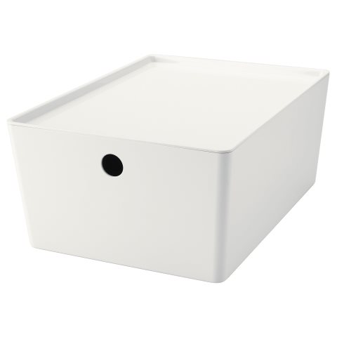 KUGGIS, кутия с капак, 26х35х15, 602.802.05 - IKEA България KUGGIS, кутия с капак, 26х35х15, 602.802.05