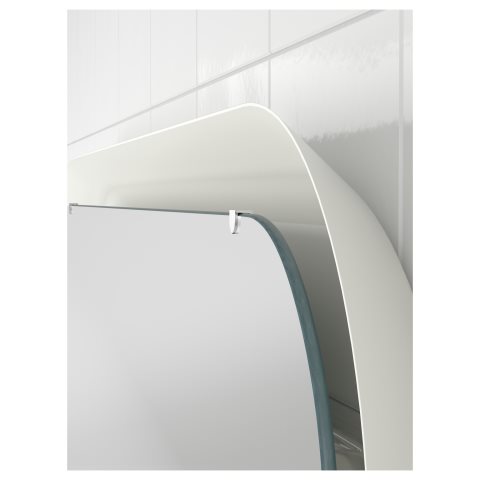STORJORM, огледало с вградено осветление, 80x60 см, бяло, 702.481.25 - IKEA България STORJORM, огледало с вградено осветление, 80x60 см, бяло, 702.481.25