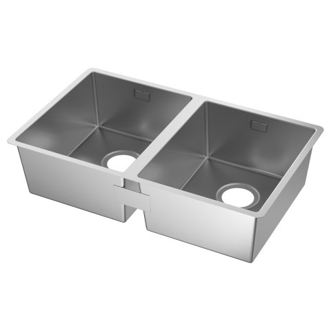 NORRSJON, мивка за вграждане, 2 корита, 703.151.67 - IKEA България NORRSJON, мивка за вграждане, 2 корита, 703.151.67
