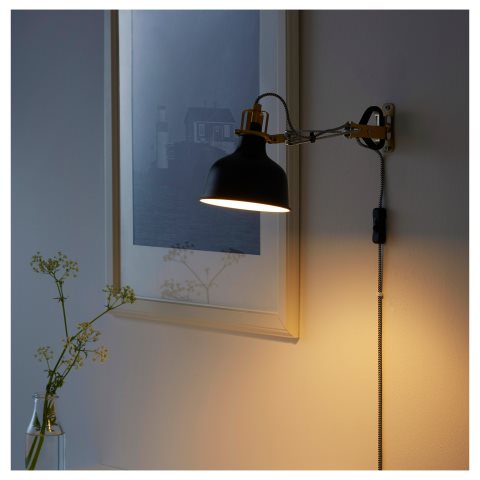RANARP, лампа за стена/със скоба, 703.313.94 - IKEA България RANARP, лампа за стена/със скоба, 703.313.94