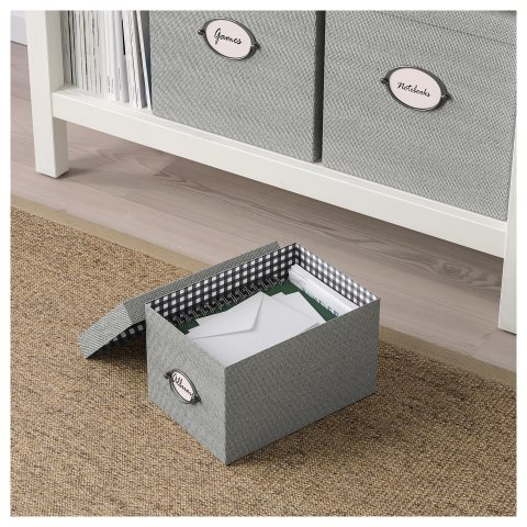 KVARNVIK, кутия с капак, 25х18х15, 704.128.75 - IKEA България KVARNVIK, кутия с капак, 25х18х15, 704.128.75