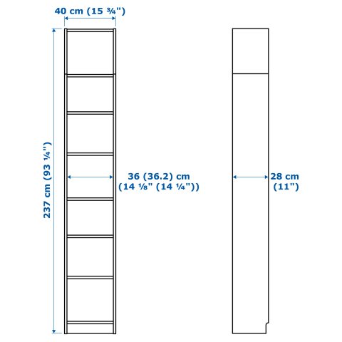 BILLY, библиотека, 792.177.37 - IKEA България BILLY, библиотека, 792.177.37