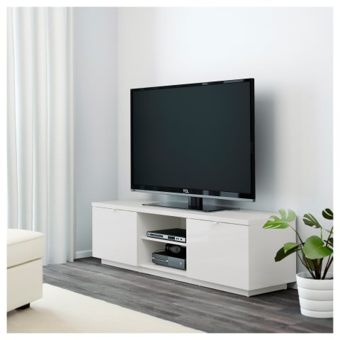 BYAS, TV шкаф, 160x42x45 см, гланц бяло, 802.277.97 - IKEA България BYAS, TV шкаф, 160x42x45 см, гланц бяло, 802.277.97