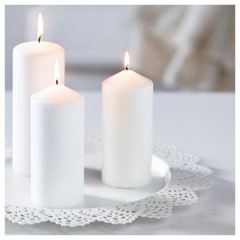 SKURAR, поставка за свещ, 37 см, бяло, 802.399.79 - IKEA България SKURAR, поставка за свещ, 37 см, бяло, 802.399.79