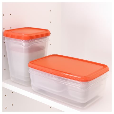 PRUTA, кутия за храна, 17 броя, 802.515.51 - IKEA България PRUTA, кутия за храна, 17 броя, 802.515.51