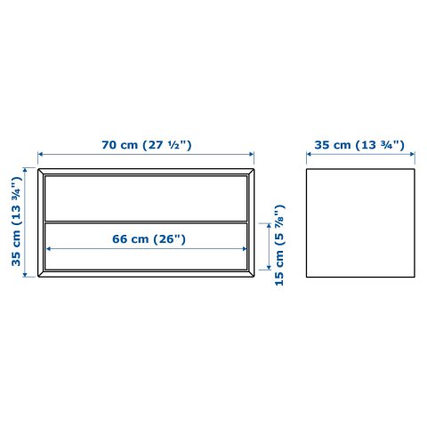 EKET, шкаф с 2 чекмеджета, 803.449.23 - IKEA България EKET, шкаф с 2 чекмеджета, 803.449.23