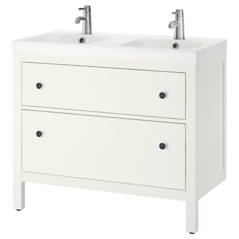 HEMNES/ODENSVIK, шкаф с мивка и 2 чекмеджета, 899.031.09 - IKEA България HEMNES/ODENSVIK, шкаф с мивка и 2 чекмеджета, 899.031.09