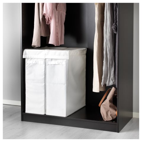 SKUBB, кош за пране със стойка, 80л, бяло, 902.240.48 - IKEA България SKUBB, кош за пране със стойка, 80л, бяло, 902.240.48