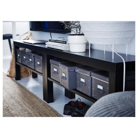 LACK, TV шкаф, 90x26 см, черно, 902.432.97 - IKEA България LACK, TV шкаф, 90x26 см, черно, 902.432.97