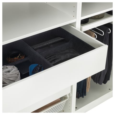 KOMPLEMENT, чекмедже, 100x58 см, бяло, 902.463.52 - IKEA България KOMPLEMENT, чекмедже, 100x58 см, бяло, 902.463.52