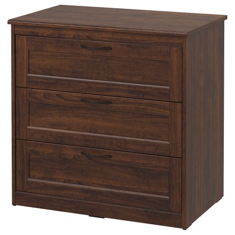 SONGESAND, скрин с 3 чекмеджета, 82x81 см, 903.667.64 - IKEA България SONGESAND, скрин с 3 чекмеджета, 82x81 см, 903.667.64